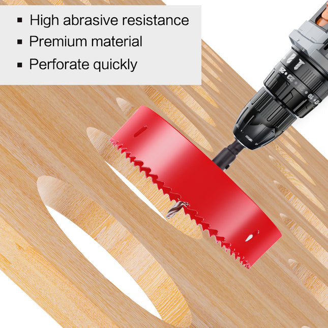 M42 bimetal large size hole opener 100mm woodworking iron pipe aluminum gypsum board PV drill hole saw
