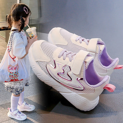 Children's Sports Shoes 2025 Summer New Popular Fashion Mesh Soft Sole Dad Casual Comfortable Sports Shoes Trend