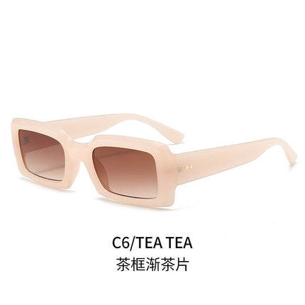 New All-match European and American Trendy Cross-border Square Sunglasses Trendy Street Shooting Modern Charm UV-proof Sunglasses