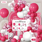 Jt-l0001-5 balloon chain set + [paper card packaging] + [spensive and ribbon]