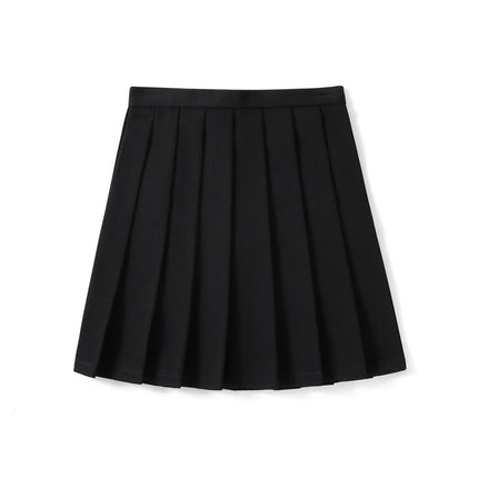 Pleated skirt wholesale red skirt a version short new high waist slim a word anti-gloss pleated jk skirt