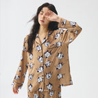 Cartoon style—cat head gold brown color / M