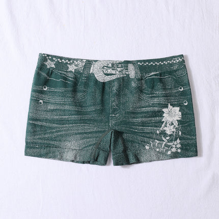 Cross-border plus size European and American-sized women's seamless underwear base wear high elastic comfortable breathable mid-waist boxer shorts