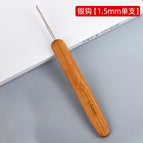 1.5mm silver hook (single)