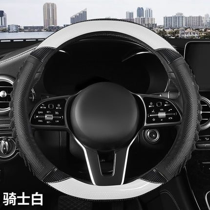 Four-Season Universal Anti-Slip Breathable and Wear-Resistant Car Steering Wheel Cover Honeycomb Three-Dimensional Handle Cover Cross-Border Automotive Supplies
