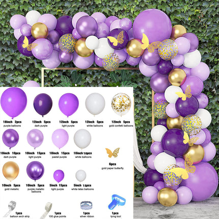 Cross-border Amazon Balloon Chain Arch suit New Birthday Decoration Wedding Room Wedding Balloon Scene Decoration Wholesale