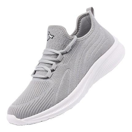 Red Dragonfly Men's Sports Breathable Mesh Shoes Summer Soft Sole Deodorant Long Standing Shoes for the Elderly Dad Casual Shoes