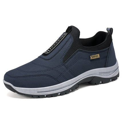 Cross-Border Large Size Men's Shoes, Summer Casual Shoes, Leather Shoes, Sports Shoes, Men's Breathable, Non-Stinky Feet, Slip-On Men's Shoes