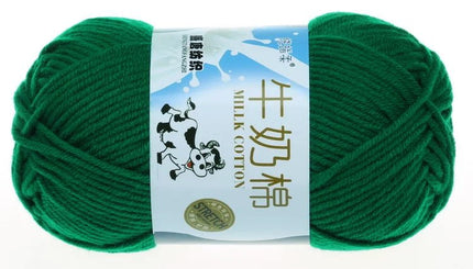 Five-Strand Milk Cotton Wool Ball Wholesale Medium Thick Thread Crochet Doll Shoes Scarf Handmade DIY Knitting Material Package