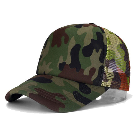 Amazon's Hottest Customized Sponge Mesh Cap for Men and Women Travel Advertising Double Solid Color Baseball Manufacturer Wholesale Buttoned Style