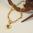 885 sweet and cool peach heart pendant