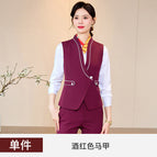wine red Vest / S