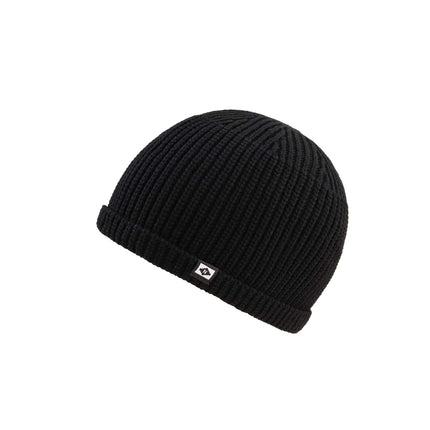 Japanese New Style Small Turn-up Wool Hat Women's Short Autumn and Winter Warm Cold Hat Men's All-match Trendy Melon Skin Knitted Hat