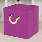 (hemp rope style) purple without cover / Large size (28*28*28cm)