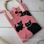 Pink = three cats