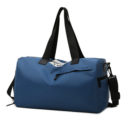 Dry and Wet Separate Gym Bag Women's New Independent Shoe Storm Yoga Sports Bag Oxford Cloth Luggage Storage Bag Printed logo