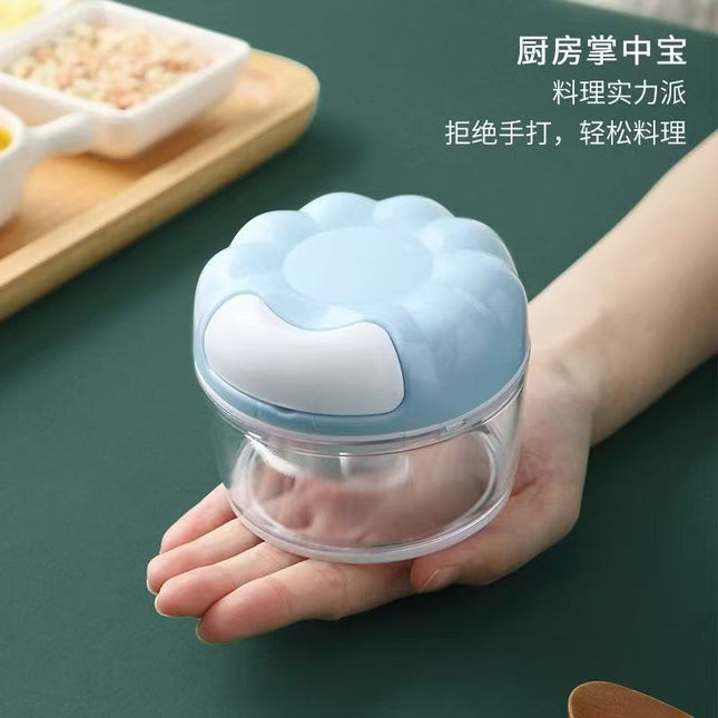 Manual Garlic Puller Household Garlic Mashed Artifact Supplementary Food Machine Meat Grinder Garlic Crusher Multi-Function Kitchen Artifact