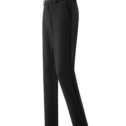 Men's Casual Pants Autumn and Winter Thick Brushed Straight Pants Business Wrinkle-Free Long Pants Men 4D275
