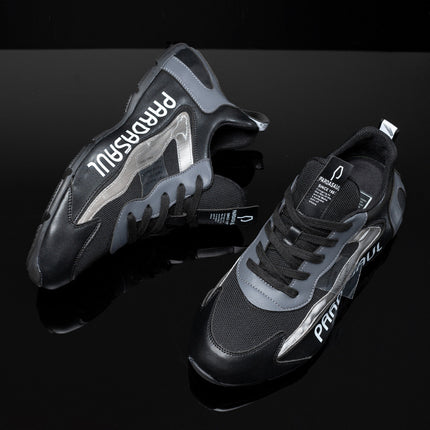 Factory Direct Supply of New Summer Sports Shoes, Casual Men's Dad Shoes, Leather Bag Soles, Mesh Running Shoes, Drop Shipping