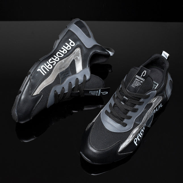 Factory Direct Supply of New Summer Sports Shoes, Casual Men's Dad Shoes, Leather Bag Soles, Mesh Running Shoes, Drop Shipping