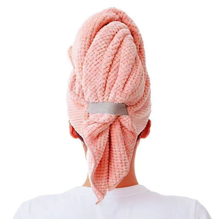 Individually Packaged Quick-Drying Hair Drying Cap Thickened New Super Absorbent Hair Drying Towel Absorbent Quick-Drying Women's Long Hair Household Soft