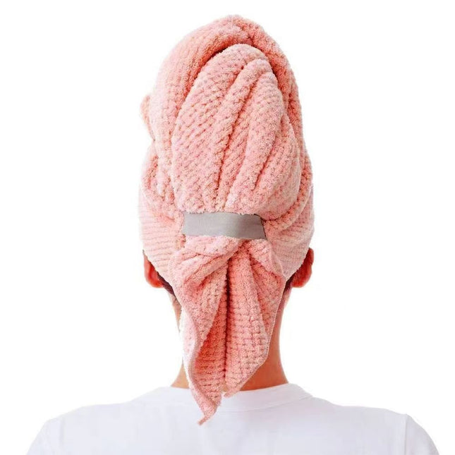 Individually Packaged Quick-Drying Hair Drying Cap Thickened New Super Absorbent Hair Drying Towel Absorbent Quick-Drying Women's Long Hair Household Soft