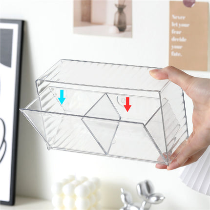 Bathroom Makeup Cotton Wall-Mounted Storage Box Bathroom Cotton Swab Stick Makeup Remover Cotton Dormitory Hair Accessories Storage Rack