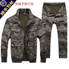 Grid 668 black camouflage plus velvet suit (short velvet) / 165/M code [45.00 kg-55.00 kg]]