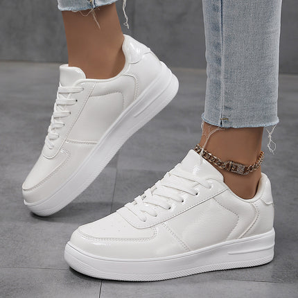 Summer Women's Shoes, Classic White Shoes, Comfortable Sneakers, Breathable Casual Sports Shoes, Flat Shoes, Versatile Trendy Soft-Soled Shoes