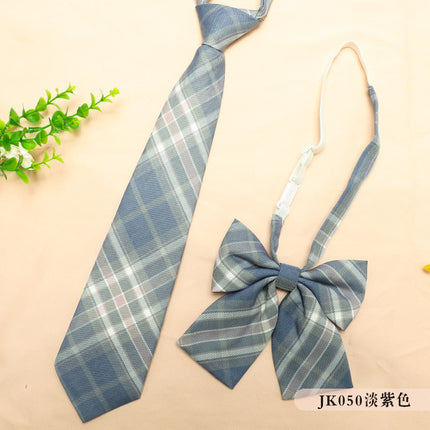 JK Uniform Accessories Tie-Free Collar Flower Suit Flat Horn Bow Tie Feather Root Small Collocation College Style Korean New Style