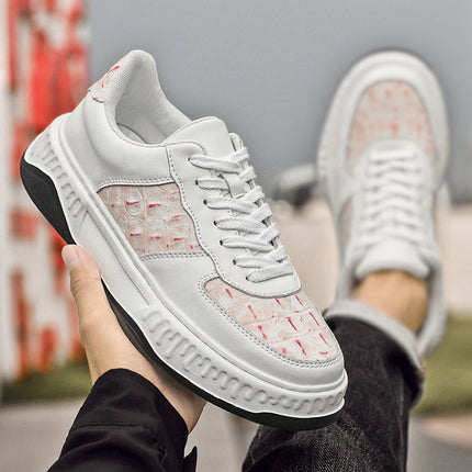 Autumn board shoes men's new versatile thick-soled increased men's casual shoes soft-soled breathable men's shoes sneaker wholesale