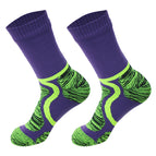 Purple and yellow mixed color yellow strips / Xs (size 33-36)