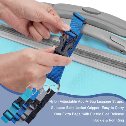 Luggage Buckle Safety Fixed Strap Backpack External Lanyard Packing Strap Strap Metal Webbing