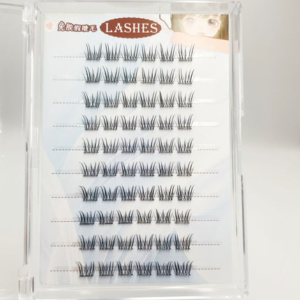 So Natural! Large-Capacity Sweet Girl Camellia Glue-Free False Eyelashes, Natural and Sweet Butterfly Eyelashes