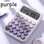 Dopamine-inducing premium silent calculator 817pro - purple
