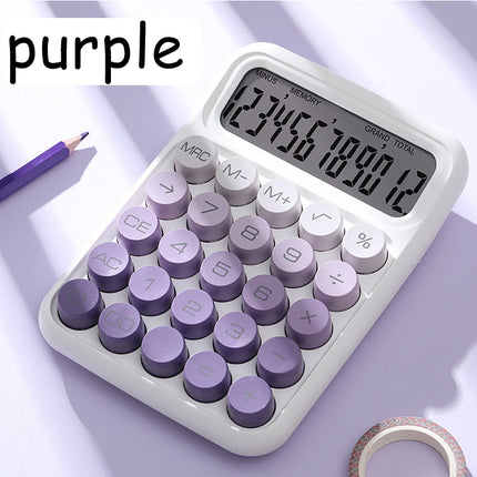 Voice Calculator High Color Value Gradient Portable Computer 12-Bit Large Screen for Office Examination