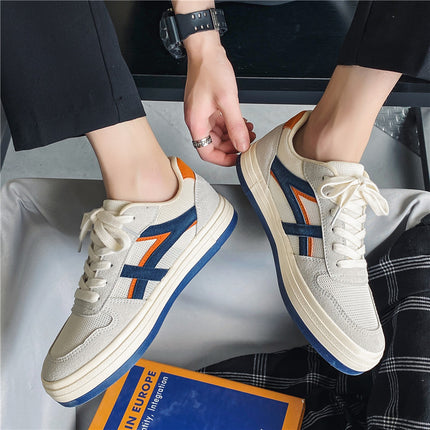 Men's Shoes 2024 New Autum Breathable Mesh Forrest Gump Flat Shoes Heightening Canvas Shoes Sports Casual Trendy Shoes
