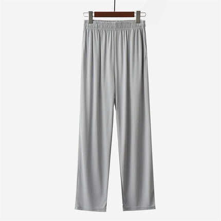Solid Color Men's Pajama Pants Autumn Men's Pants Loose plus size Spring and Summer Thin Air Conditioning Home Pants Coconut Oil Yousse
