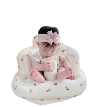 Popular Bb Stool Korean-Style Baby Sitting and Bathing Chair Anti-Fall Chair Learning Chair Foldable Inflatable Baby Sofa