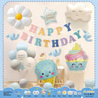 Jt-ins05 ins birthday set + [paper card packaging] + [glue and ribbon]