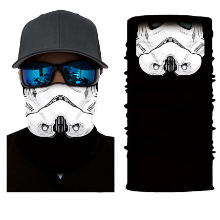 Xunhui Pattern Printing Series Seamless Magic Headscarf Windproof and Sunproof Cycling Mask Sports Neck Scarf Camouflage