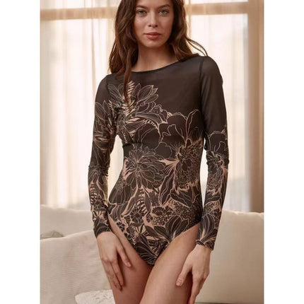 Foreign trade swimsuit упальник one-piece swimsuit women ozon beach holiday Russian bikini women