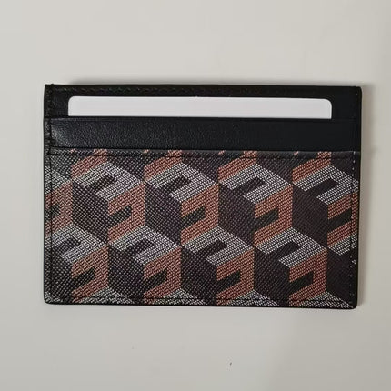 Cross-Border European and American 3D Pattern First-Layer Cowhide Card Holder, Fashionable Multi-Functional Small Card Holder, Coin Purse, Protective Clip, Document Holder