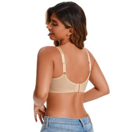 Amazon Cross-Border Wireless Plus-Size Bra for Large Busts, European and American Style, Thin Post-Surgery Bra