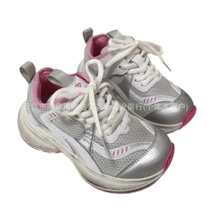 2024 foreign trade explosions Paris nail book father shoes children's shoes mesh children's sneaker girls' shoes dirty shoes