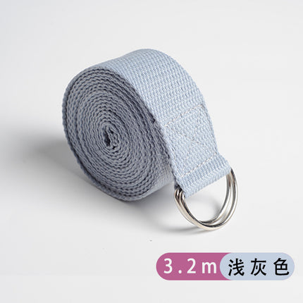 Yoga training belt stretch belt multifunctional yoga rope belt 3.2 meters long yoga stretch auxiliary non-elastic