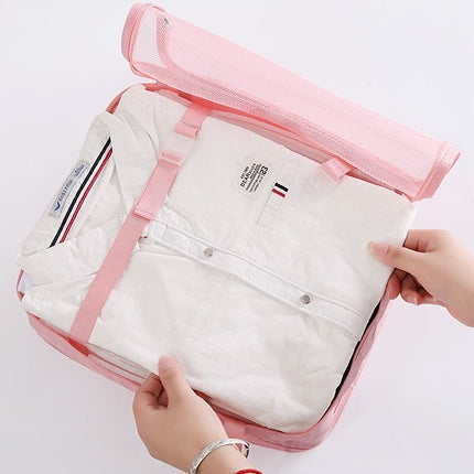 Travel Twill Storage Bag, Seven-Piece Set, Eight-Piece Set, Nine-Piece Set, Clothing Sorting Bag, Travel Storage Bag