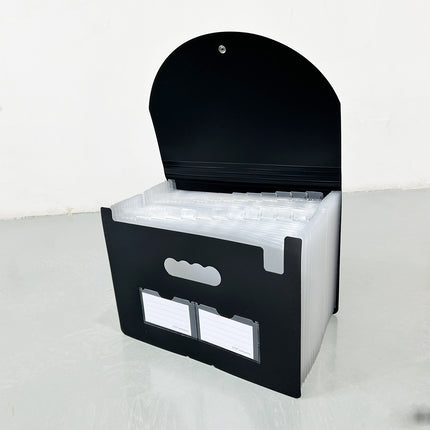 in stock wholesale office file storage pp file bag a4 folder 24 three side seal lanyard flip organ bag