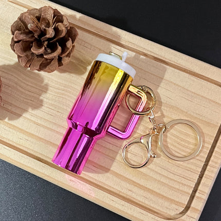 Cross-border New Product Stanley Stanley Keychain Pendant Ice Cup Keychain Can Hold Lipstick Backpack Hanging