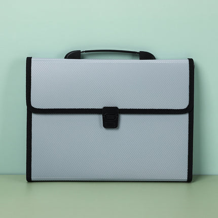 Large Capacity Portable Folder Test Paper Storage Folder Data File Briefcase a4 Multi-Layer Diamond Organ Bag